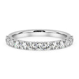 Silván timanttisormus 0,39ct, 14K valkokultaa, Silván vihkisormukset