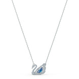Swarovski Dancing Swan joutsen kristalliriipus sinisellä kristallilla - Swarovski - Laatukoru