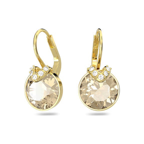 Swarovski Bella V korvakorut, keltakullan väri ja keltaiset kristallit