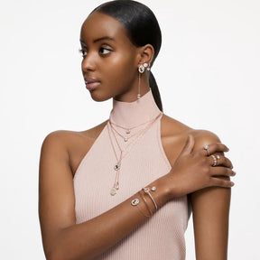 Swarovski Constella riipus, rosekullan värinen