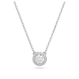 Swarovski Constella riipus, vaalea metalli ja kirkkaat kristallit