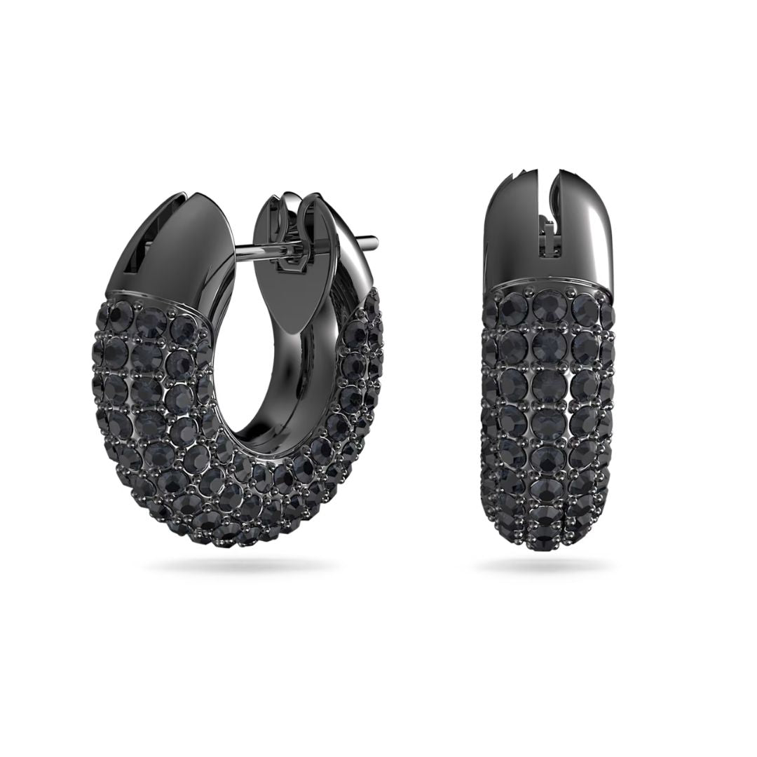 Swarovski Dextera rengaskorvakorut, pienet, musta