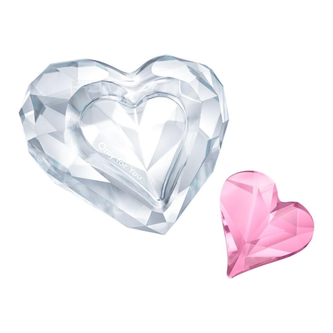 SWAROVSKI クリスタル フィギュア ハート Only for You インテリア小物