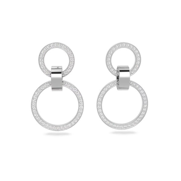 Swarovski Hollow earrings clear crystals