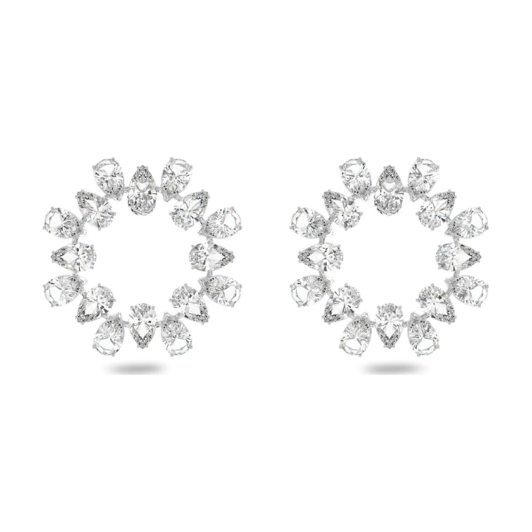 5602846 Swarovski Millenia Circle earrings, light blue