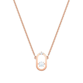 Swarovski Sparkling Dance riipus kirkkailla kristalleilla, ruusukullan värinen