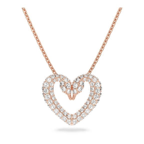 Swarovski Una ruusukullan värinen kristalliriipus