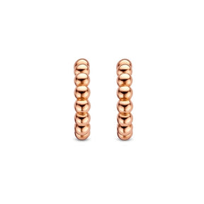 TI SENTO Milano korvakorut, 18 mm, ruusukullattua hopeaa, 7825SR