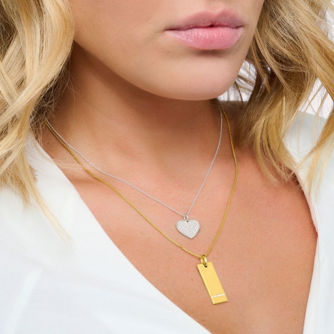 Thomas sabo clearance bar necklace