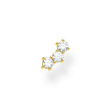 Thomas Sabo White Stones korvakoru, kullattua hopeaa, H2132-414-14