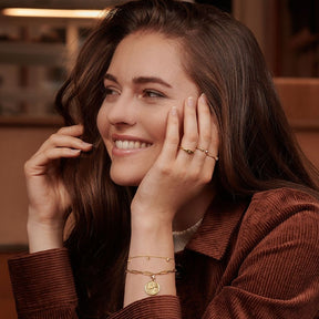 Thomas Sabo White Stones rannekoru, kullattua hopeaa, A1998-414-14