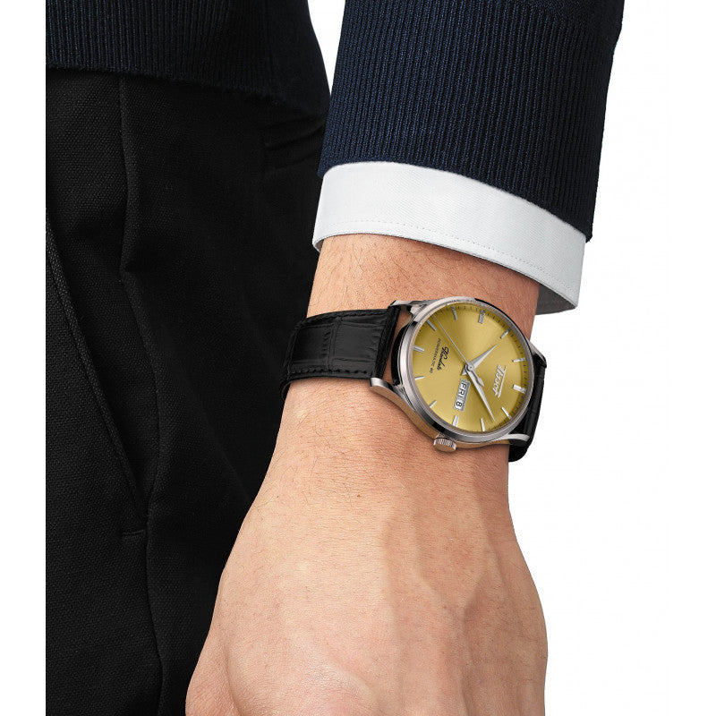 Tissot heritage deals visodate gold