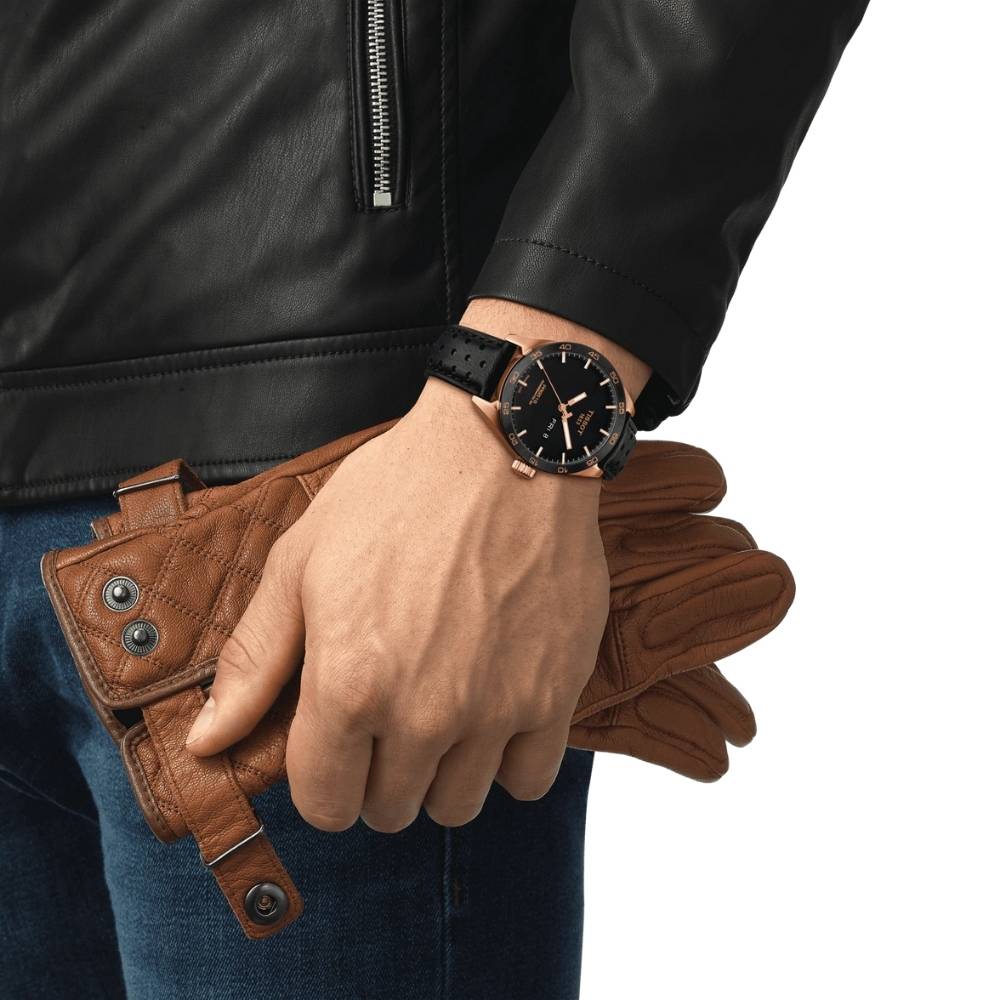 Tissot prs 516 rose gold cheap