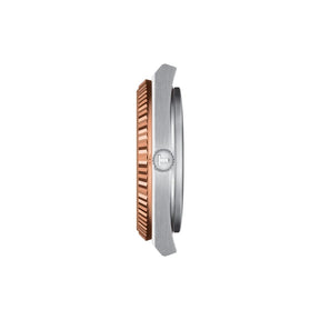 Tissot PRX Powermatic 80 terästä ja 18K ruusukultaa T9314074129100, miesten rannekello