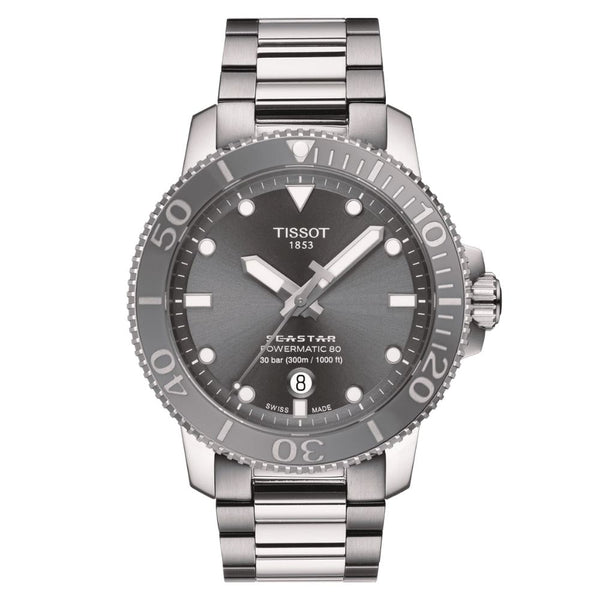 時計 TISSOT SEASTAR 1000 POWERMATIC 80 Tissot Seastar 1000 Powermatic 80 T1204071108101 Watch