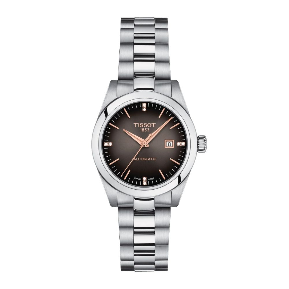 【美品】TISSOT T-TOUCH T075220A PEARLDIAMOND Tissot T-Touch Solar Lady Mother of Pearl Dial Ladies Watch