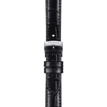 Tissot ranneke, 15 mm, musta nahka, T852043622