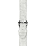 Tissot ranneke, 16 mm, valkoinen nahka, T852036795