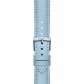 Tissot ranneke, 18 mm, vaaleansinistä nahkaa, T852048148