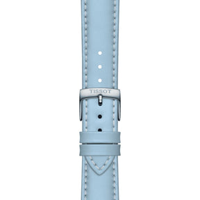 Tissot ranneke, 18 mm, vaaleansinistä nahkaa, T852048148