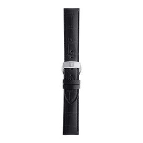 Tissot ranneke, 19 mm, musta nahka, T852013405