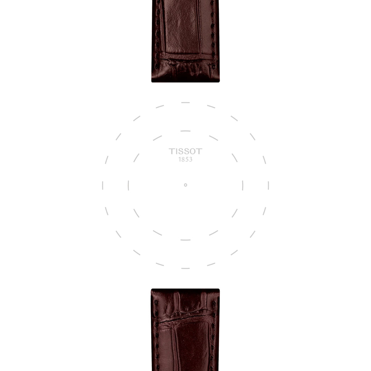 Tissot ranneke, 20 mm, ruskea nahka, T852043014