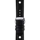 Tissot ranneke, 20 mm, musta nahka, T852037163