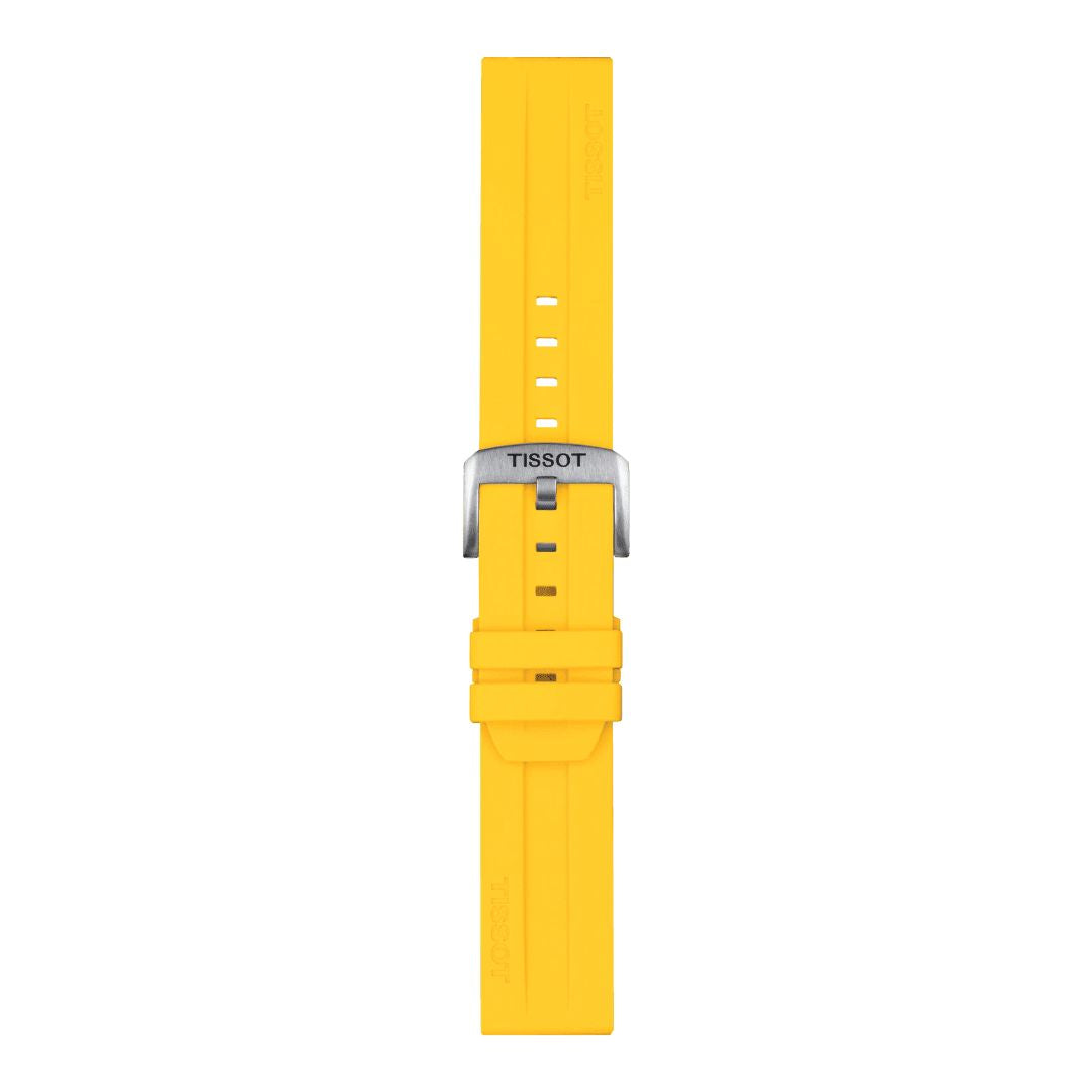 Tissot ranneke, 22 mm, keltainen silikoni, T852047916