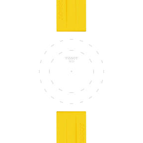 Tissot ranneke, 22 mm, keltainen silikoni, T852047916