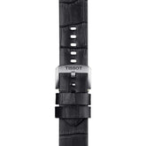 Tissot ranneke, 22 mm, musta nahka, T852046775