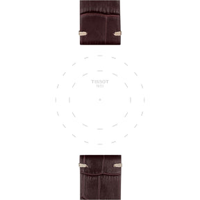 Tissot ranneke, 22 mm, ruskea nahka, T852046773