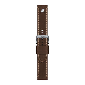 Tissot ranneke, 22 mm, ruskea nahka, T852047749