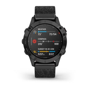 Garmin Fenix 6 Sapphire 47 mm meleerattu musta, monilajiälykello 010-02158-17 - Garmin - Laatukoru