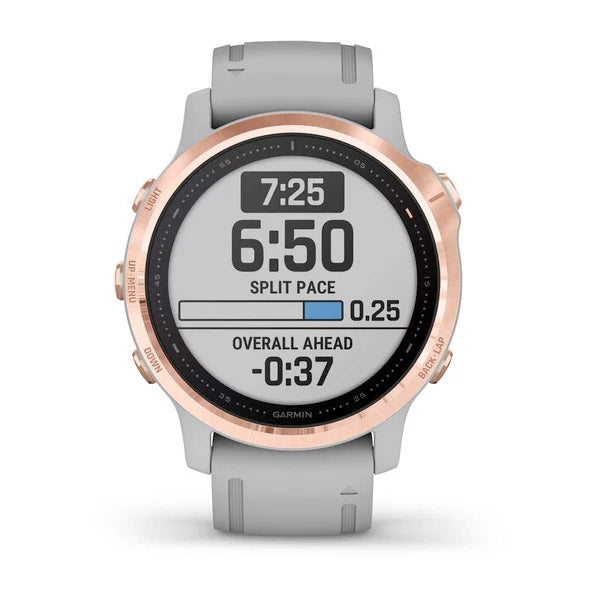 Garmin Fenix 6S Sapphire 42 mm ruusukulta, monilajiälykello 010-02159-21 - Garmin - Laatukoru