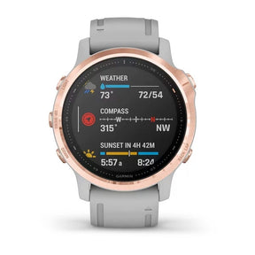 Garmin Fenix 6S Sapphire 42 mm ruusukulta, monilajiälykello 010-02159-21 - Garmin - Laatukoru