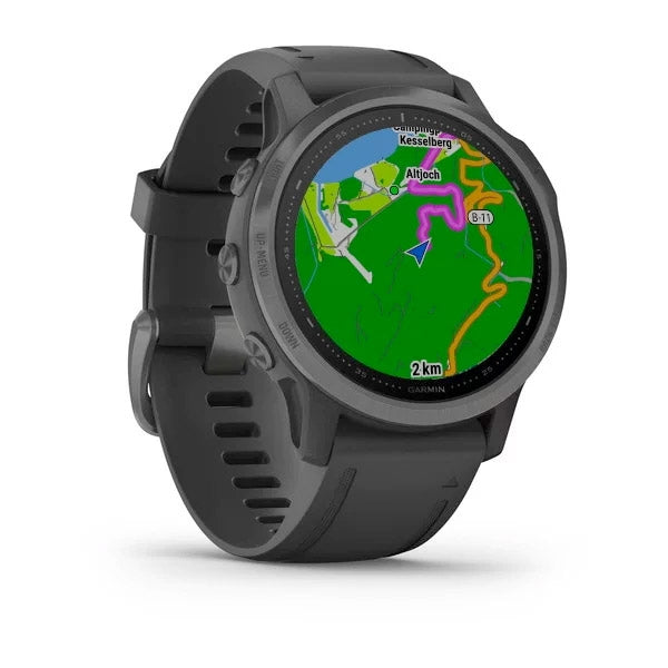 Garmin Fenix 6S Sapphire 42 mm hiilenharmaa, monilajiälykello 010-02159-25 - Garmin - Laatukoru