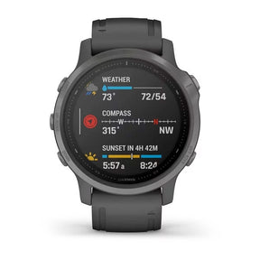 Garmin Fenix 6S Sapphire 42 mm hiilenharmaa, monilajiälykello 010-02159-25 - Garmin - Laatukoru