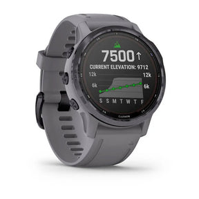 Garmin Fenix 6S Pro Solar 42 mm ametisti ja harmaa silikonihihna, monilajiälykello 010-02409-15 - Garmin - Laatukoru