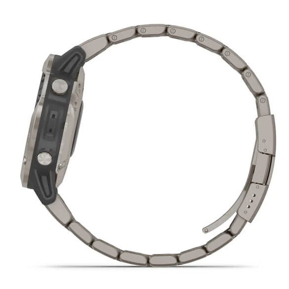 Garmin quatix® 6 Titanium titaani ja titaanihihna, aktiivisuusranneke 010-02158-95 - Garmin - Laatukoru