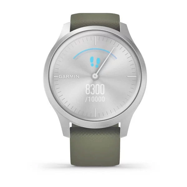 Garmin Vivomove Style Silver and Moss Green 42 mm, Smart Watch 010-02240-01