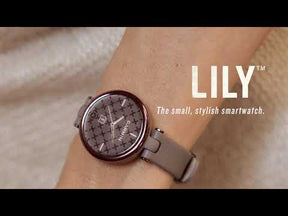 Garmin Lily Classic Dark Bronze Bezel with Paloma Case and Italian Leather Strap 010-02384-B0