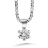 Silván timanttiriipus 0,50ct, 14K valkokultaa, Silván timanttikorut - Silván - Laatukoru