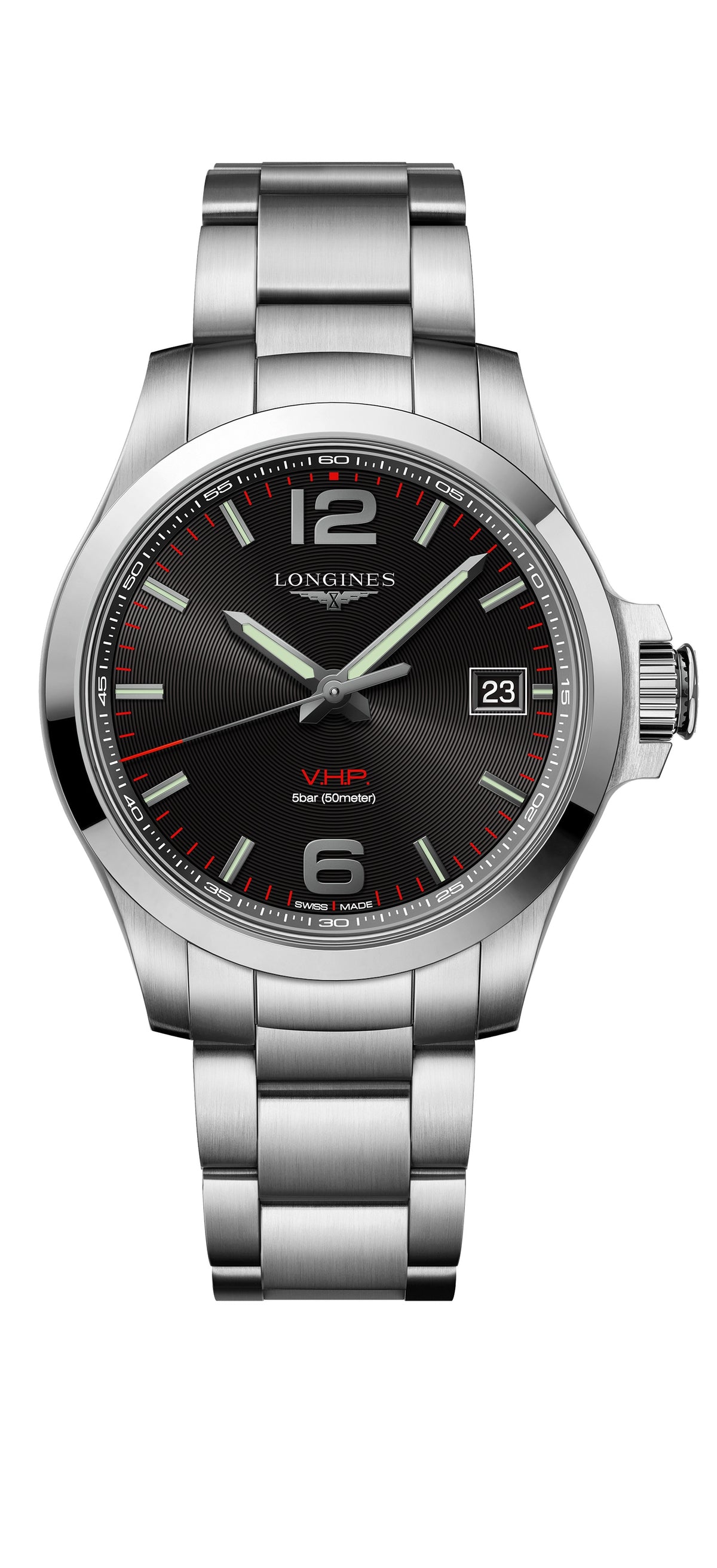 Longines L3.716.4.56.6 Conquest V.H.P rannekello - Longines - Laatukoru