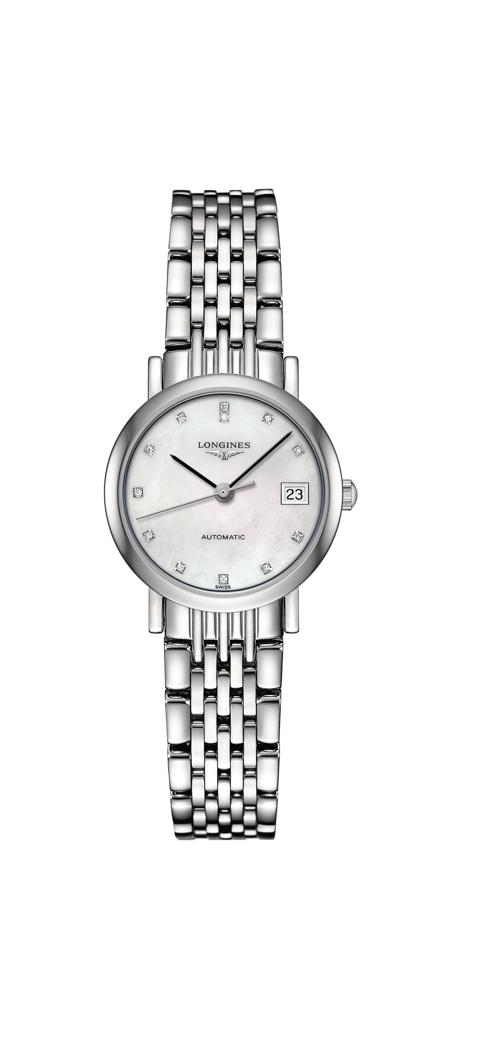 Longines L4.309.4.87.6 Elegant collection naisten rannekello - Longines - Laatukoru