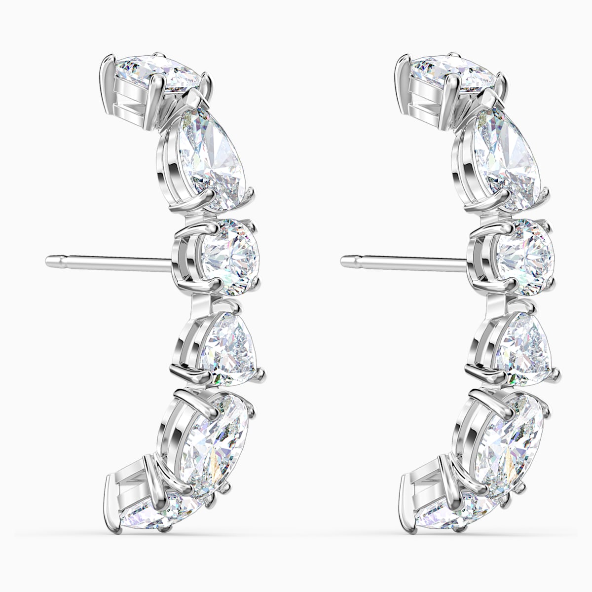 Swarovski Tennis Deluxe Mixed, crystal earrings