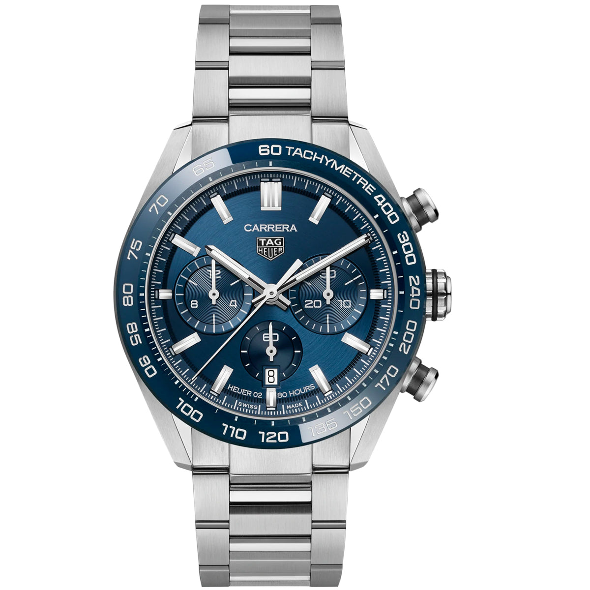 TAG Heuer Carrera Calibre 02 Automatic Chronograph, miesten rannekello CBN2A1A.BA0643 - TAG Heuer - Laatukoru