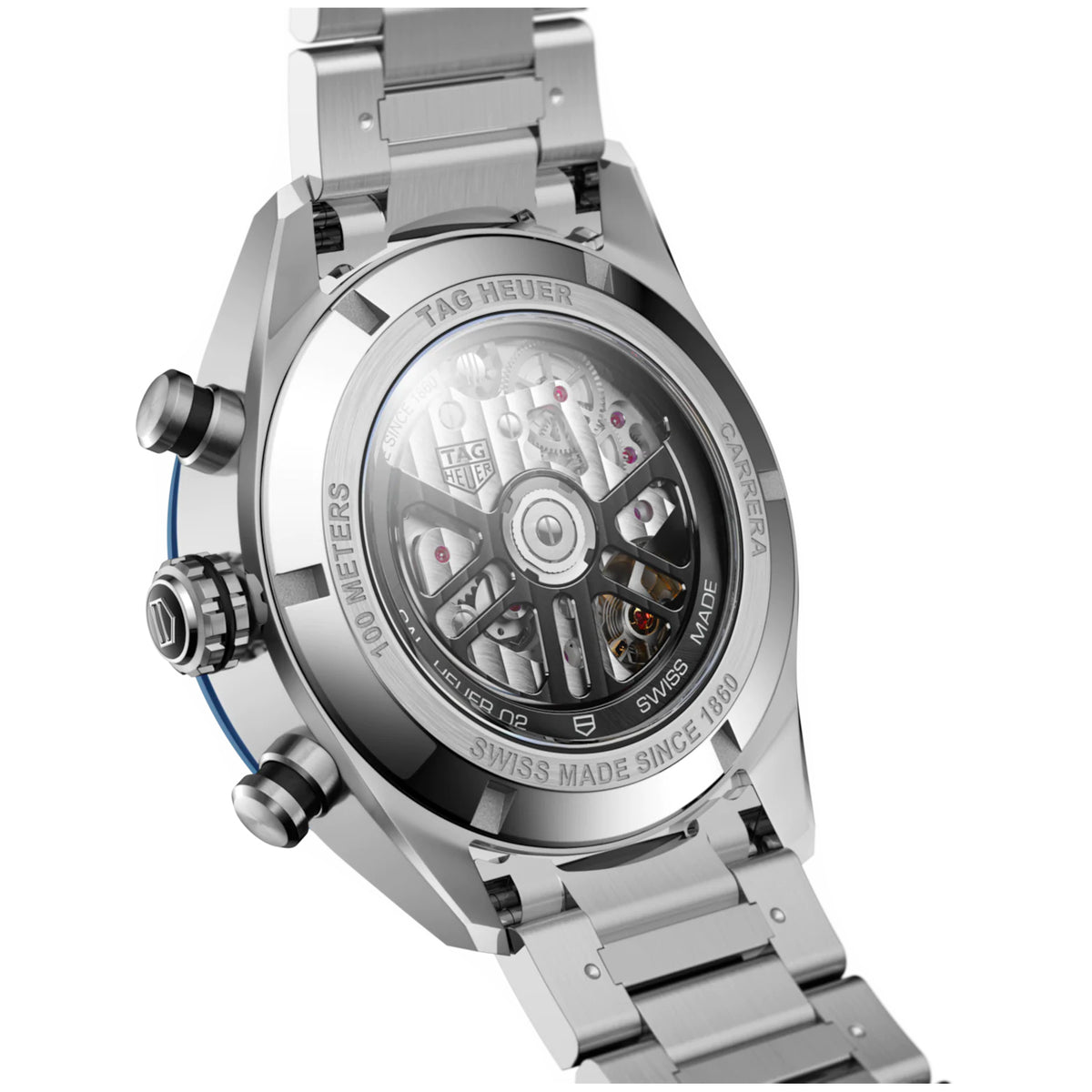 TAG Heuer Carrera Calibre 02 Automatic Chronograph, miesten rannekello CBN2A1A.BA0643 - TAG Heuer - Laatukoru