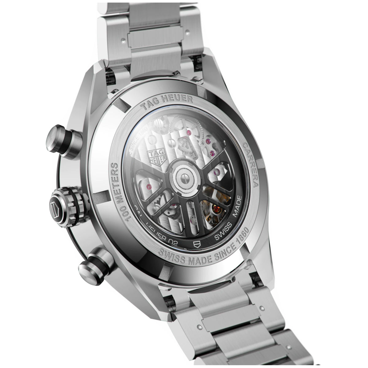 TAG Heuer Carrera Calibre 02 Automatic Chronograph, miesten rannekello CBN2A1B.BA0643 - TAG Heuer - Laatukoru