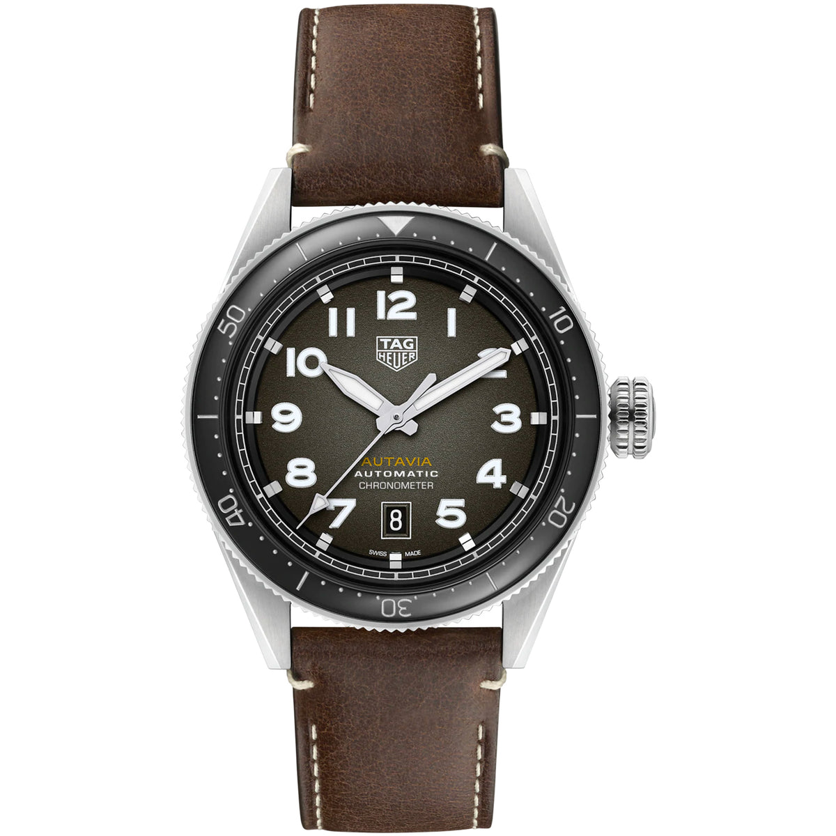 TAG Heuer Autavia Heritage Calibre 5, miesten rannekello WBE5114.FC8266 - TAG Heuer - Laatukoru