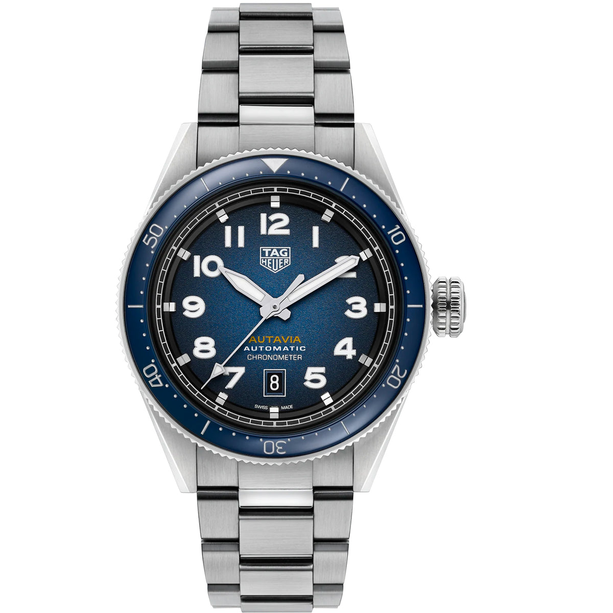 TAG Heuer Autavia Calibre 5, miesten rannekello WBE5116.EB0173 - TAG Heuer - Laatukoru